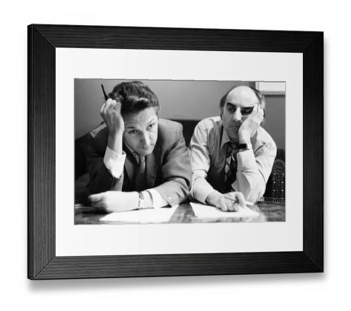 Framed Print : Ronald Chesney and Ronald Wolfe, Comedy Script Writers, creators of British sitcoms Framed Print : Ronald Chesney and Ronald Wolfe, Comedy Script Writers, creators of British sitcoms