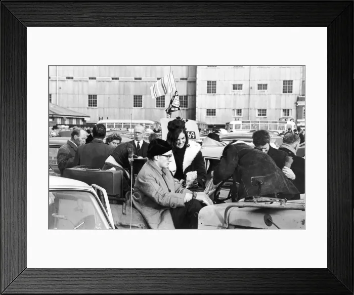 Framed Print : One of the events of the year is to have a picnic lunch in the car park at Twickenham