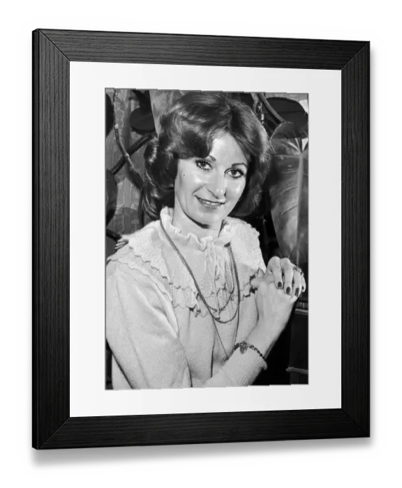 Framed Print : Christine Yorath, wife of Terry Yorath, 22nd November 1982 Framed Print : Christine Yorath, wife of Terry Yorath, 22nd November 1982