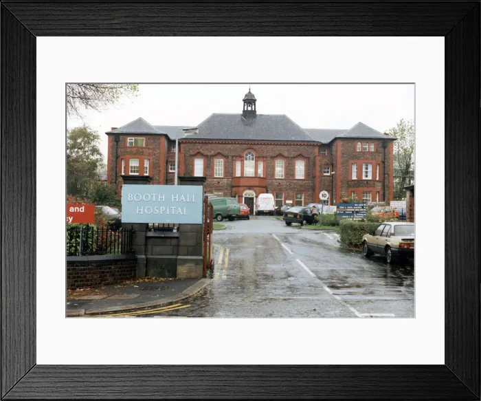 Framed Print : Booth Hall Childrens Hospital, Manchester, 27th October 1992 Framed Print : Booth Hall Childrens Hospital, Manchester, 27th October 1992