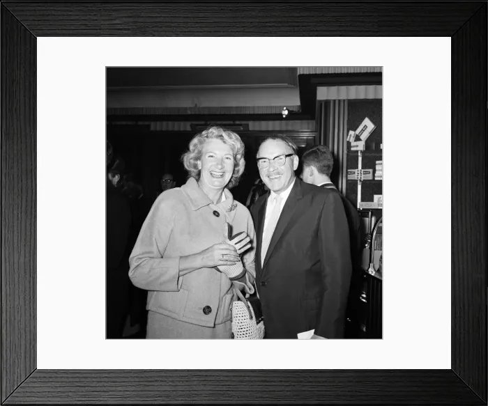 Framed Print : Film Premiere of DR NO 7th October 1962