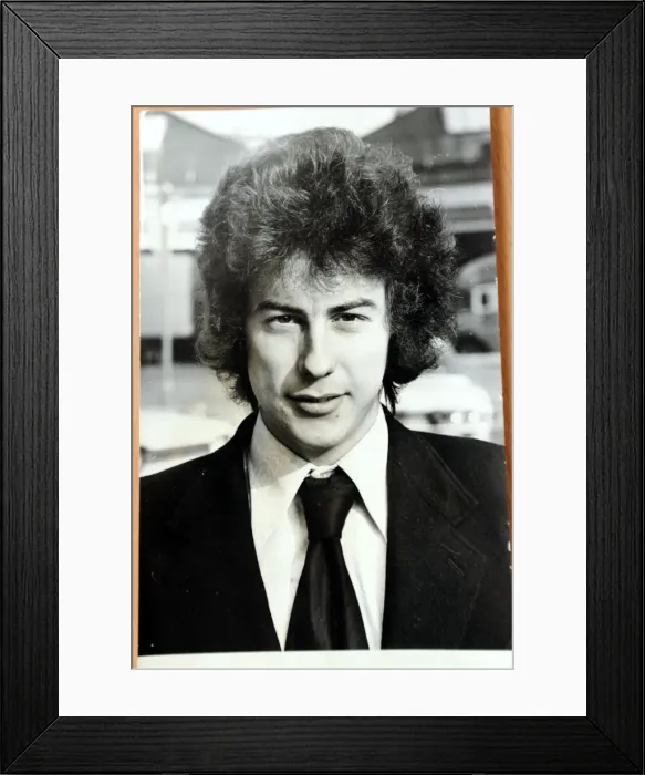Framed Print : Best-selling author Ken Follett, started out his career as a trainee reporter with Framed Print : Best-selling author Ken Follett, started out his career as a trainee reporter with