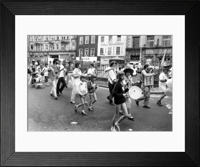 Framed Print : North East Festivals The New Wave Parade through the centre of Newcastle to begin Framed Print : North East Festivals The New Wave Parade through the centre of Newcastle to begin