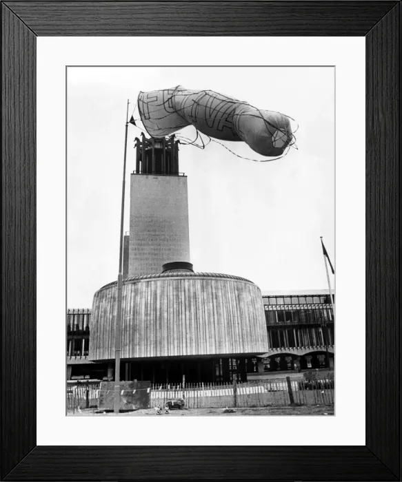Framed Print : North East Festivals The tattered and battered windsock flying from the Newcastle Framed Print : North East Festivals The tattered and battered windsock flying from the Newcastle