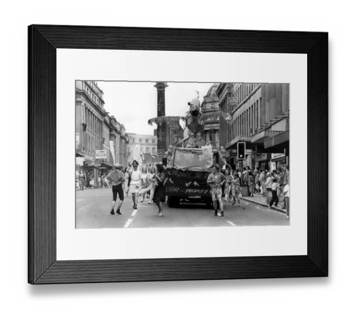 Framed Print : North East Festivals The New Wave Parade through the centre of Newcastle to begin Framed Print : North East Festivals The New Wave Parade through the centre of Newcastle to begin