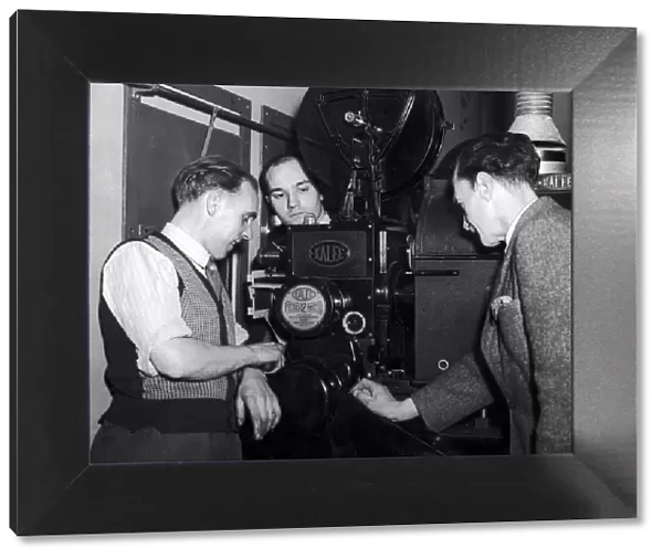 Projector Room, Classic Cinema, Renfield Street, Glasgow, Scotland, 24th July 1964