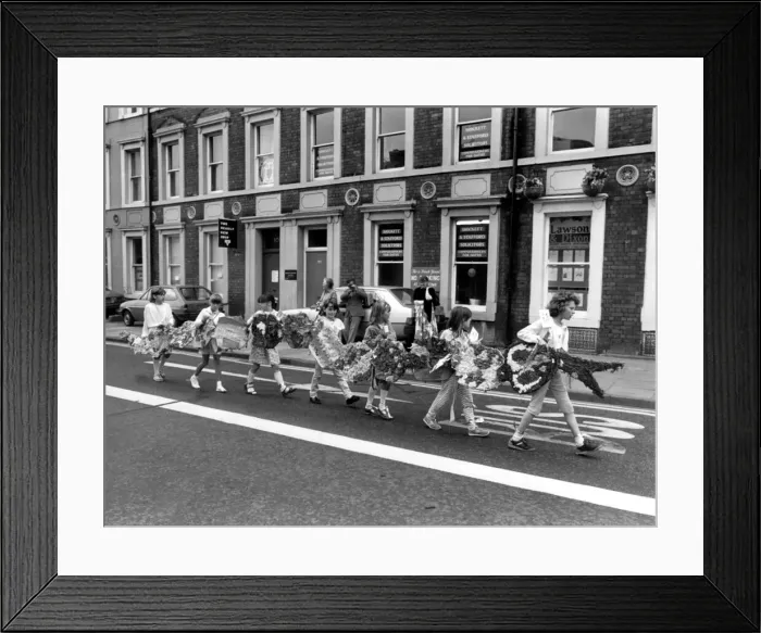 Framed Print : North East Festivals The New Wave Parade through the centre of Newcastle to begin Framed Print : North East Festivals The New Wave Parade through the centre of Newcastle to begin