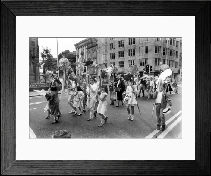 Framed Print : North East Festivals The New Wave Parade through the centre of Newcastle to begin Framed Print : North East Festivals The New Wave Parade through the centre of Newcastle to begin
