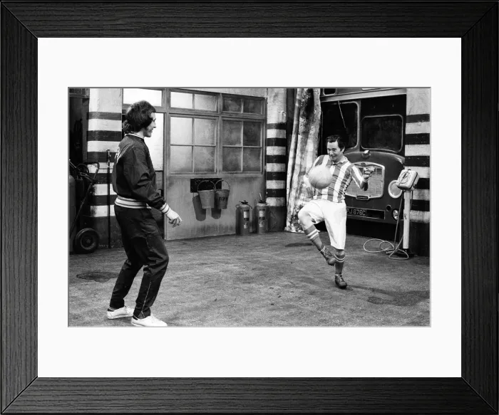 Framed Print : On The Buses, scene rehearsal. 28th February 1973. Reg Varney actor aka Stan Butler Framed Print : On The Buses, scene rehearsal. 28th February 1973. Reg Varney actor aka Stan Butler