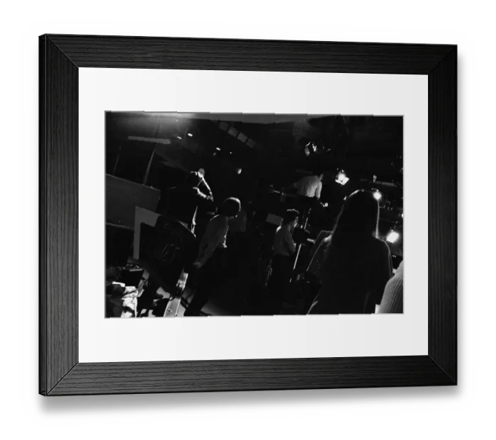 Framed Print : Studio technicians seen here at work during the recording of Jim Framed Print : Studio technicians seen here at work during the recording of Jim