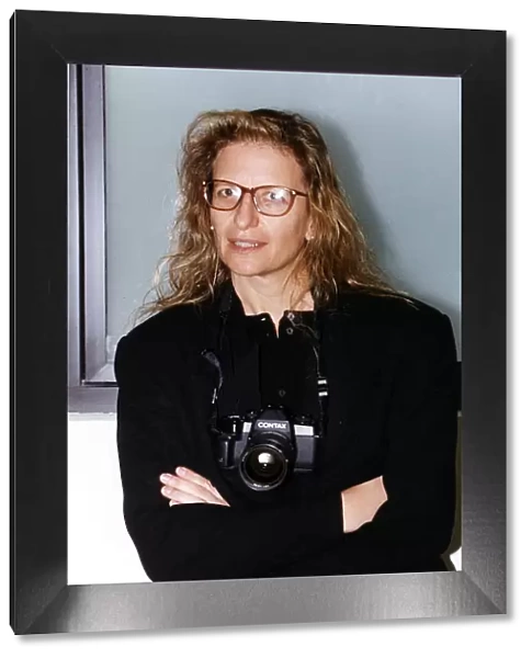 Annie Leibovitz American portrait photographer at the National Portrait Gallery, London