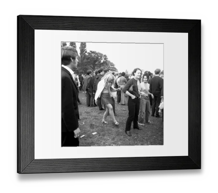 Framed Print : Newcastle Music Festival 3 August 1969 The story said there was probably
