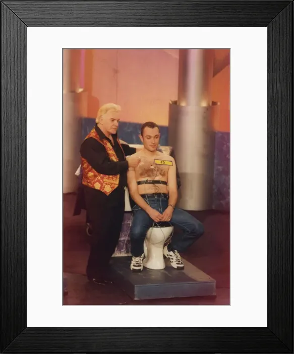Framed Print : Television programme - Beat the Crusher gameshow at the Metrocentre in Gateshead with Framed Print : Television programme - Beat the Crusher gameshow at the Metrocentre in Gateshead with