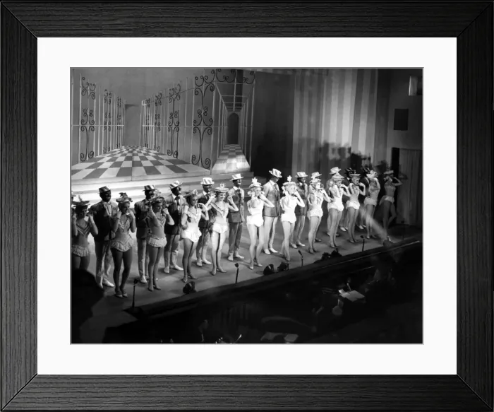 Framed Print : Television programme - The Black and White Minstrel Show filmed at the Victoria Palace in Framed Print : Television programme - The Black and White Minstrel Show filmed at the Victoria Palace in