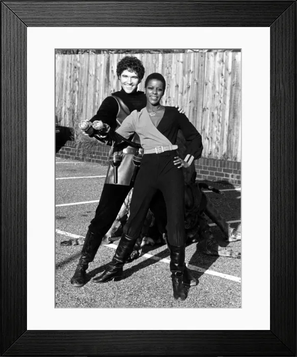 Framed Print : Television programme - Blakes Seven new cast members Josette Simon Framed Print : Television programme - Blakes Seven new cast members Josette Simon