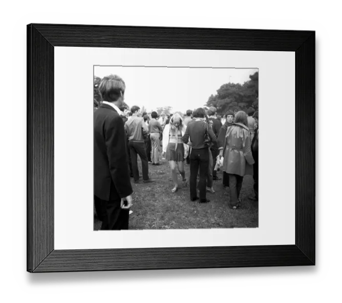 Framed Print : Newcastle Music Festival 3 August 1969 The story said there was probably
