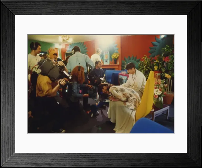 Framed Print : Television programme - The Big Breakfast 15 June 1994 circa - Presenters Mark Little Framed Print : Television programme - The Big Breakfast 15 June 1994 circa - Presenters Mark Little