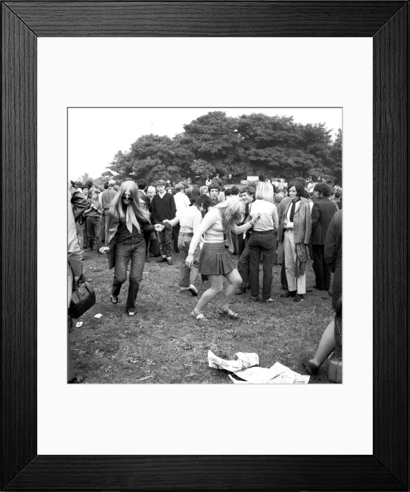 Framed Print : Newcastle Music Festival 3 August 1969 The story said there was probably