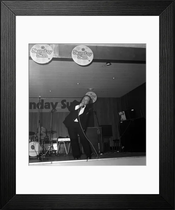 Framed Print : The Sunday Sun Jack Olubs Road Show at Westerhope Excelsior Social Club Framed Print : The Sunday Sun Jack Olubs Road Show at Westerhope Excelsior Social Club