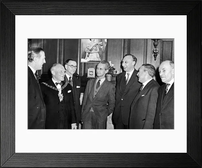 Framed Print : Members of the University of Warwick Promotion Committee, 28th March 1960 Framed Print : Members of the University of Warwick Promotion Committee, 28th March 1960