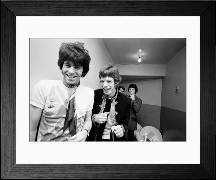 Framed Print : The Rolling Stones: 22nd January 1967 the band appearing on Sunday Night at the London