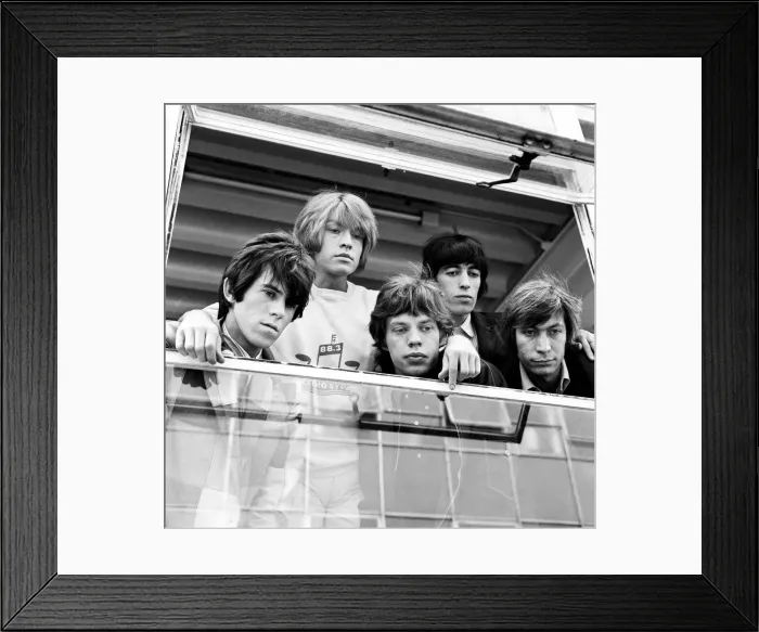 Framed Print : The Rolling Stones at Granada T. V Studios in Manchester Framed Print : The Rolling Stones at Granada T. V Studios in Manchester