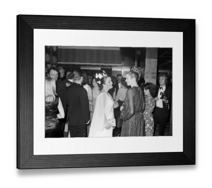 Framed Print : Elizabeth Taylor 40th Birthday Party, held at the International Hotel, Budapest, Hungary Framed Print : Elizabeth Taylor 40th Birthday Party, held at the International Hotel, Budapest, Hungary