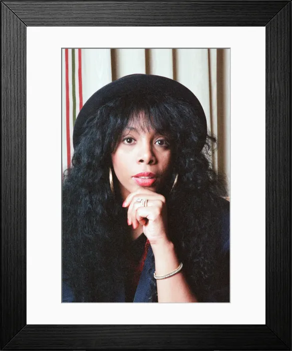 Framed Print : Donna Summer, 2nd May 1989 Framed Print : Donna Summer, 2nd May 1989