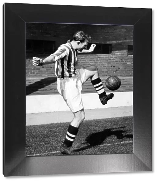West Brom footballer Ray Barlow, 13th September 1954. Evaluation Scan Only