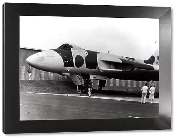 St Athan - Historic Aircraft Museum - A Vulcan bomber on display