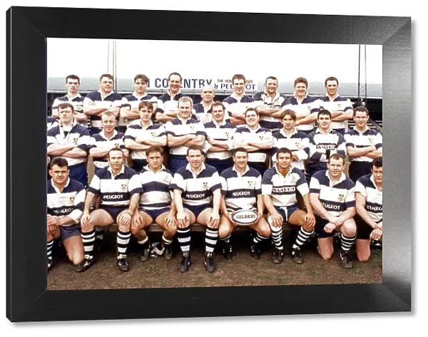 Coventry Rugby team group photo. 16th August 1996