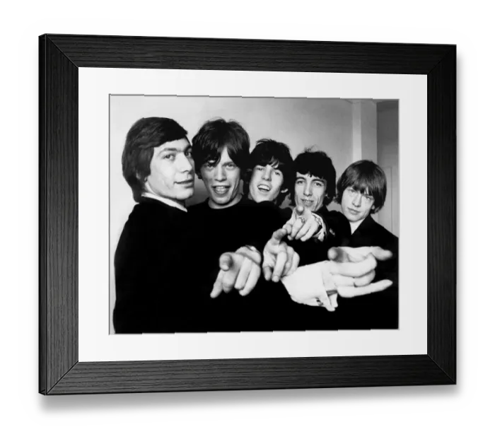 Framed Print : The Rolling Stones l-r Charlie Watts, Mick Jagger, Keith Richards Framed Print : The Rolling Stones l-r Charlie Watts, Mick Jagger, Keith Richards