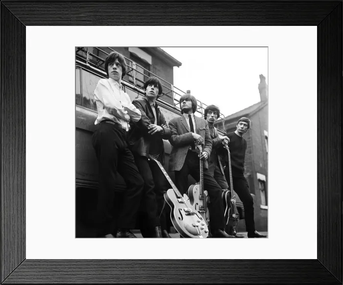 Framed Print : The Rolling Stones sometime in 1964 in London Framed Print : The Rolling Stones sometime in 1964 in London