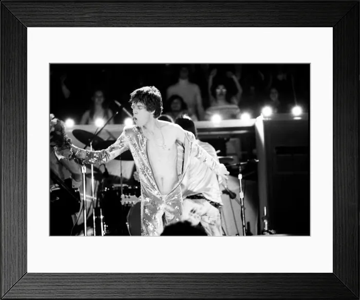 Framed Print : Mick Jagger, Rolling Stones Inglewood Forum, Los Angeles, California Framed Print : Mick Jagger, Rolling Stones Inglewood Forum, Los Angeles, California