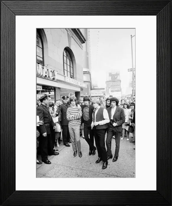 Framed Print : The Rolling Stones on Broadway, New York during their visit to the USA Framed Print : The Rolling Stones on Broadway, New York during their visit to the USA