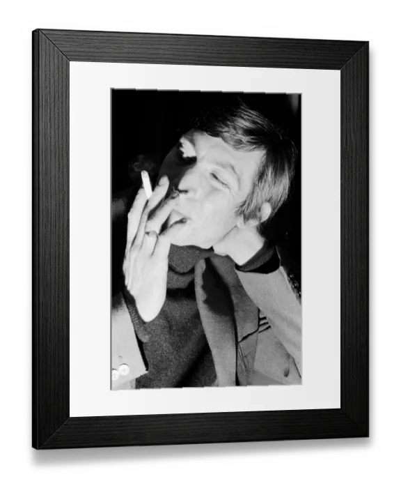 Framed Print : Rolling Stones. Charlie Watts in New York City 2nd June 1964