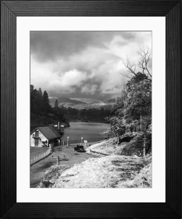 Framed Print : The pleasure steamer Sir Walter Scott seen here tied up for the duration of the second Framed Print : The pleasure steamer Sir Walter Scott seen here tied up for the duration of the second