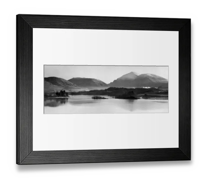 Framed Print : A view across Loch Awe to Kilchurn Castle in Argyll and Bute, Scotland. 16th January 1954 Framed Print : A view across Loch Awe to Kilchurn Castle in Argyll and Bute, Scotland. 16th January 1954