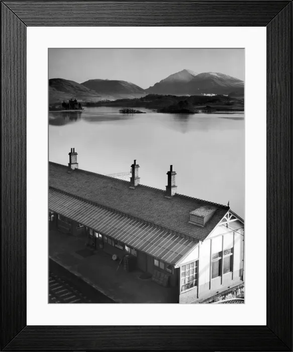 Framed Print : A view across Loch Awe to Kilchurn Castle in Argyll and Bute, Scotland. 16th January 1954 Framed Print : A view across Loch Awe to Kilchurn Castle in Argyll and Bute, Scotland. 16th January 1954