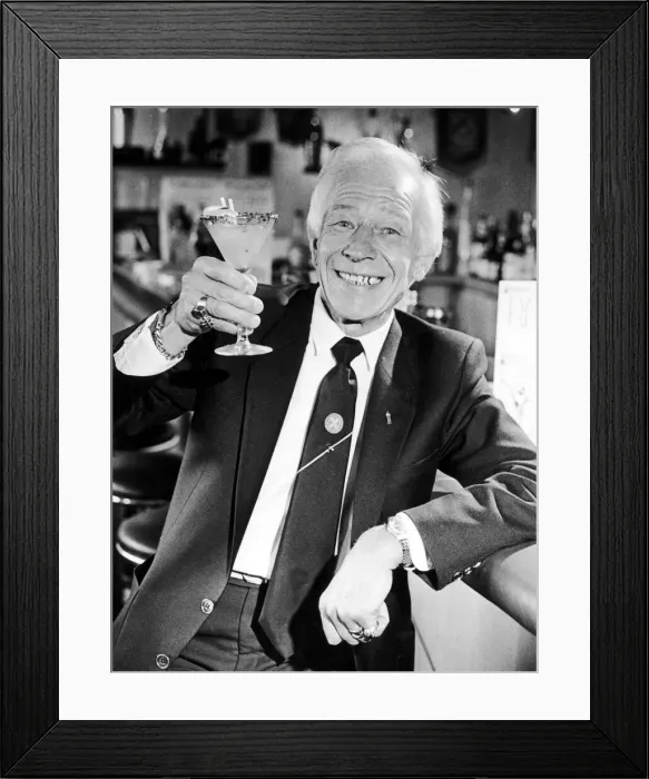 Framed Print : Ray Rastall, the undisputed King of Cocktails, at Rays Bar, the Hotel Leofric Framed Print : Ray Rastall, the undisputed King of Cocktails, at Rays Bar, the Hotel Leofric