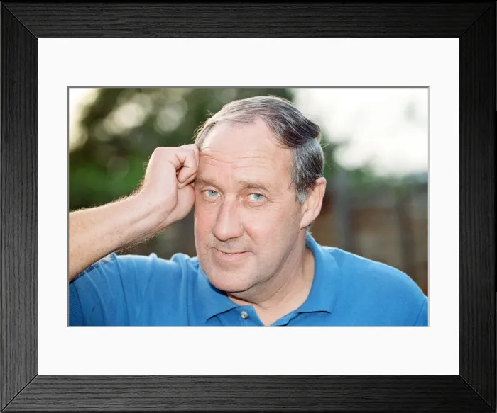 Framed Print : Brian Robert Dorton at his home. 23rd October 1991 Framed Print : Brian Robert Dorton at his home. 23rd October 1991