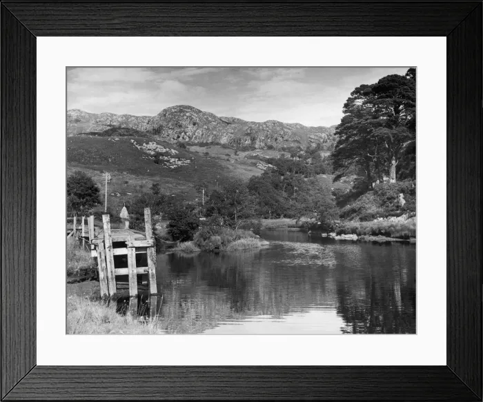 Framed Print : The River Shiel at the entrance to Loch Shiel. 20th October 1945 Framed Print : The River Shiel at the entrance to Loch Shiel. 20th October 1945