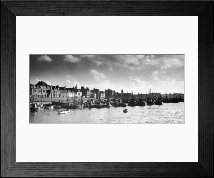 Framed Print : Herring Fishing Fleet seen here at Stornoway Harbour 19th March 1949 Framed Print : Herring Fishing Fleet seen here at Stornoway Harbour 19th March 1949