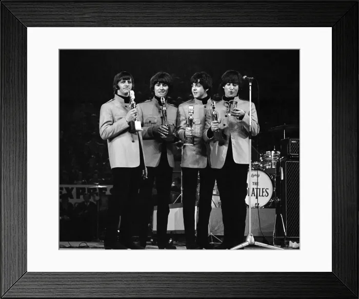 Framed Print : New Musical Express pop concert at Empire Pool Wembley 11th April 1965