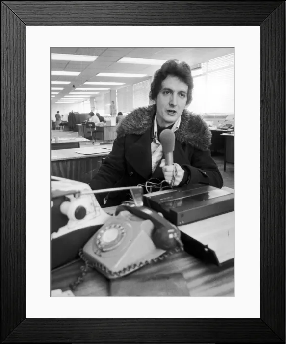Framed Print : Chris Phipps, aged 28, Disc Jockey, 18th February 1977 Framed Print : Chris Phipps, aged 28, Disc Jockey, 18th February 1977