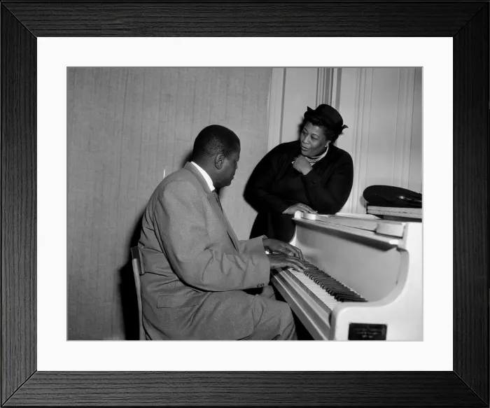 Framed Print : Ella Fitzgerald 1955 Framed Print : Ella Fitzgerald 1955