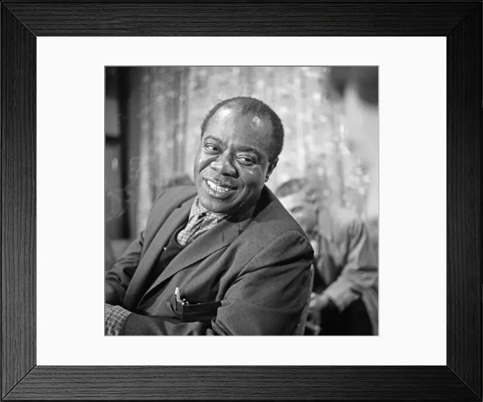 Framed Print : Louis Armstrong 1959 Framed Print : Louis Armstrong 1959