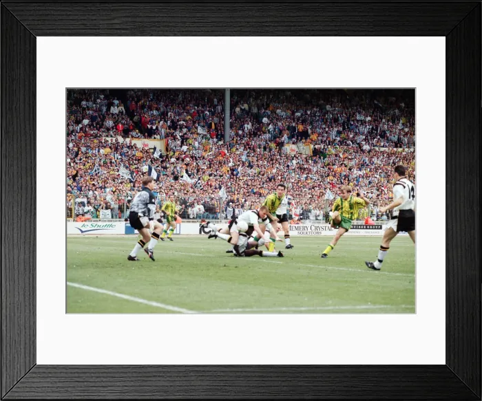 Framed Print : English League Division Two Play Off Final at Wembley Stadium Framed Print : English League Division Two Play Off Final at Wembley Stadium