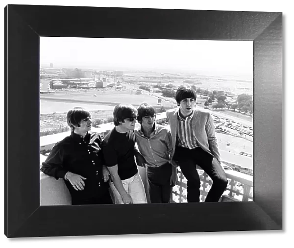 Left to right: Ringo Starr, John Lennon, George Harrison