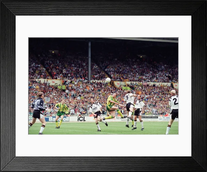 Framed Print : English League Division Two Play Off Final at Wembley Stadium